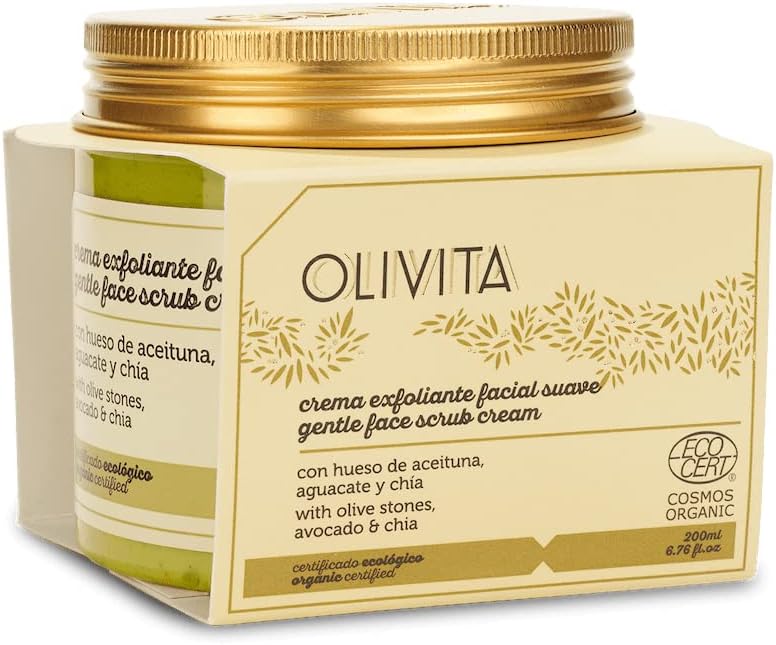 Exfoliante facial suave nutritivo(Olivivita Cosmos Organic)