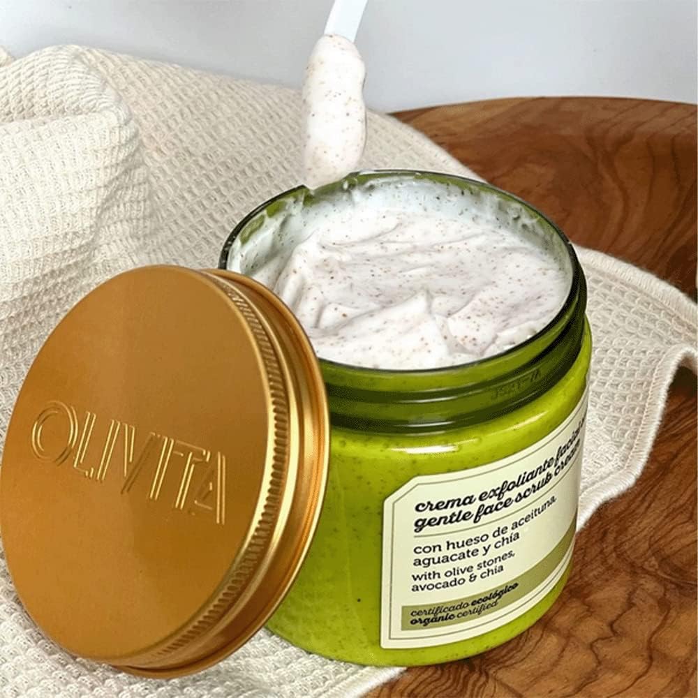 Exfoliante facial suave nutritivo(Olivivita Cosmos Organic)