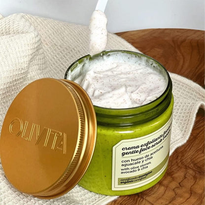 Exfoliante facial suave nutritivo(Olivivita Cosmos Organic)